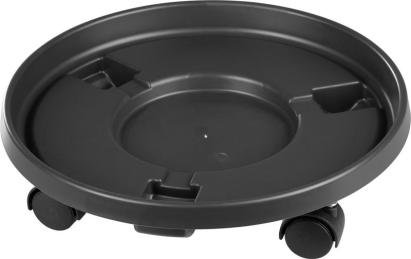 Suport ghiveci cu roți Strend Pro, mobil, 33,5x33,5x8,5 cm, 10 kg