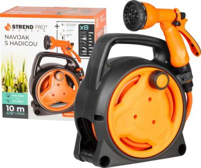Tambur furtun grădină Strend Pro Garden cu pistol stropire, 10 m, 5/16”