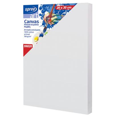 Pânză canvas pe șasiu din lemn 20x30 cm, 100% bumbac, Koh-I-Noor