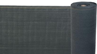 Tkanina tieniaca POPULAR.NET 1,5x50 m, HDPE, UV, 150 g/m2, 90% antracit