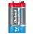 Baterie alcalină Rebel Extreme 9V (6F22) superalcalină, blister 1 buc