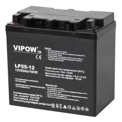 ACUMULATOR STATIONAR AGM VRLA 12V 55AH VIPOW