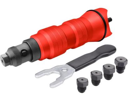 Adaptor de nituit pentru bormașină Strend Pro Premium 1/4, 2,4–6,4 mm, cu trusă