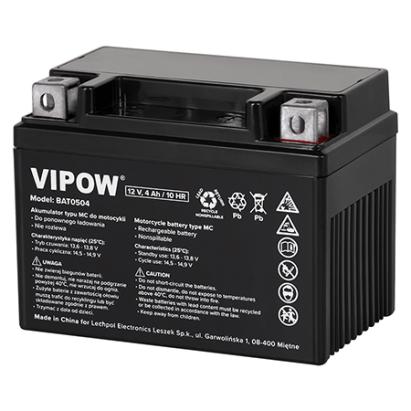 Acumulator moto Vipow 12V 4Ah, 45A pornire, borne G3
