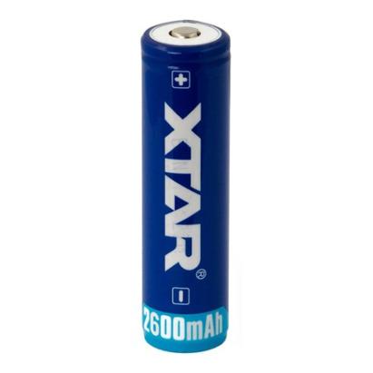 Acumulator 18650 XTAR 2600mAh Li-Ion 3.7V cu terminal, pentru lanterne