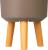 Ghiveci Strend Pro, culoare cafea, 20x20x26 cm, plastic rezistent UV
