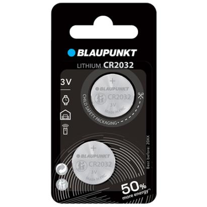 Baterie litiu CR2032 Blaupunkt 3V, set 2 bucati pentru telecomenzi