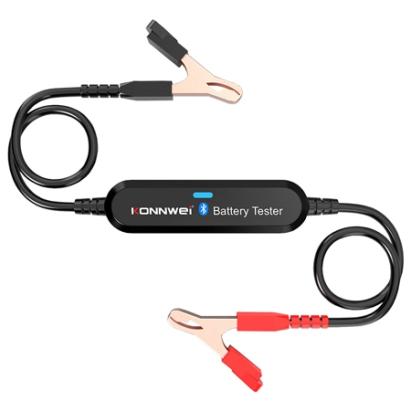 Tester baterie auto cu Bluetooth Konnwei BK100, 6/12V, 100–2000 CCA