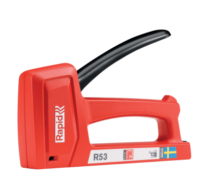 Capsator manual Rapid R53 pentru capse tip 53, 4–10 mm (tapiterie, decor)