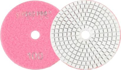 Kotúč Strend Pro Premium P100, 100 mm, leštiaci, diamantový, suchý zips, za mokra leštenie brúsenie
