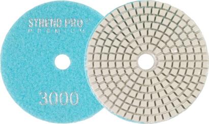 Kotúč Strend Pro Premium P3000, 100 mm, leštiaci, diamantový, suchý zips, za mokra leštenie brúsenie