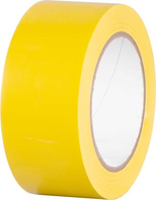 Bandă adezivă PVC galbenă Strend Pro 50 mm x 33 m, pentru ambalare