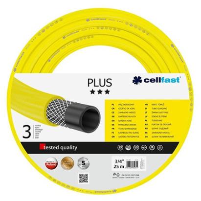 Furtun apă PLUS 3/4 inch, 25 m, pentru grădină și curte