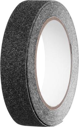 Bandă antiderapantă adezivă Strend Pro 25 mm x 5 m, neagră