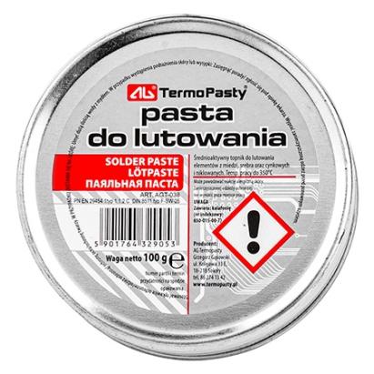 Pastă decapantă activă pentru lipit, 100 g, pentru cupru și metale