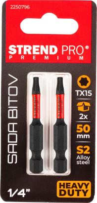 Bit Strend Pro Premium Torx, T 15, bal. 2 ks