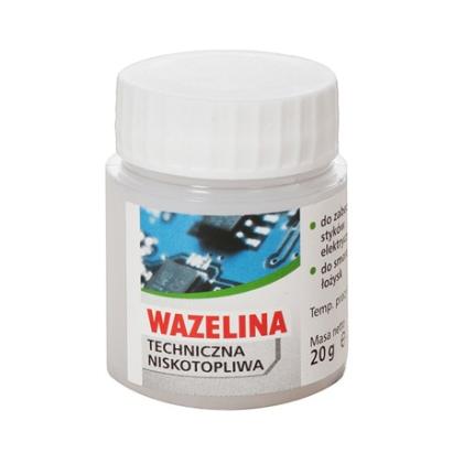 Vaselină tehnică 20 g pentru contacte electrice și lubrifiere rulmenți