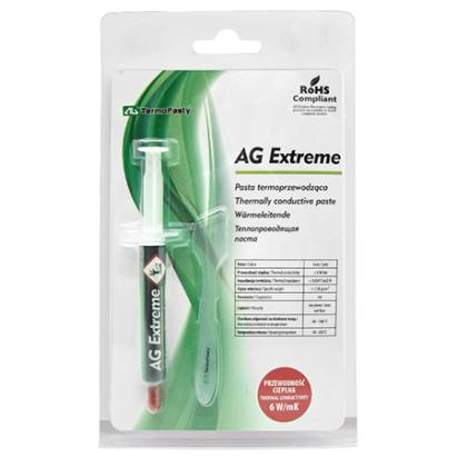 Pastă termoconductoare AG Extreme 3 g cu argint, 6 W/mK, seringă