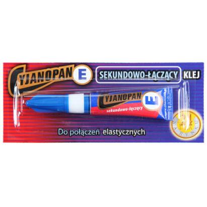 Adeziv instant albastru Cyjanopan E pentru lipire rapidă 15–30 sec