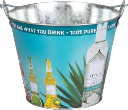 Vedro Strend Pro, 7 l, na chladenie fliaš, kovové