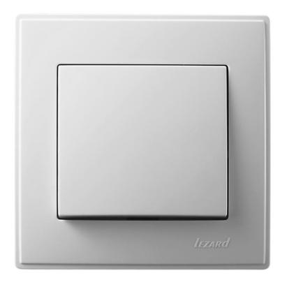 Întrerupător simplu Lezard ST pentru montaj îngropat, alb, 1 clapetă