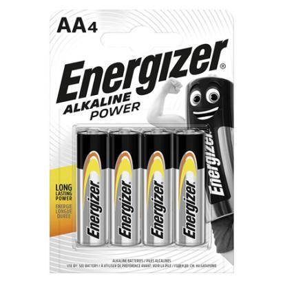 Baterii alcaline AA (LR06) Energizer, blister 4 bucăți