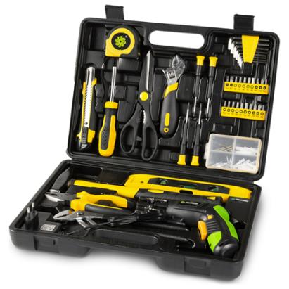 Trusă de scule Fieldmann cu șurubelniță electrică fără fir, 3,6V, 66 accesorii