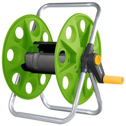 Tambur din aluminiu pentru furtun de irigare Fieldmann, până la 45 m