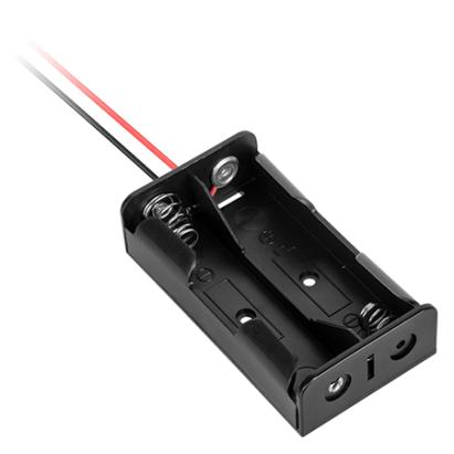 Suport dublu pentru acumulatori 2x 18650 cu fire, pentru proiecte DIY