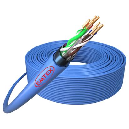 CABLU FTP  CAT6 CUPRU 23AWG 305M EMTEX