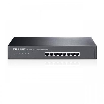 Switch TP-Link 8 Porturi Gigabit, Desktop/Rackabil TL-SG1008 SafetyGuard Surveillance