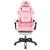 Scaun gaming Kruger&Matz GX-150 roz, spatar 145° si suport 150 kg