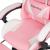 Scaun gaming Kruger&Matz GX-150 roz, spatar 145° si suport 150 kg