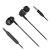 Căști in-ear Kruger&Matz cu microfon, jack 3,5 mm, negre