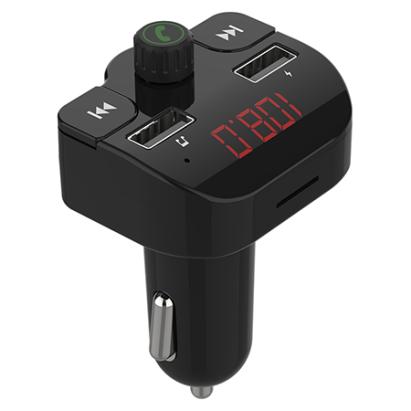 Modulator FM auto Spacer cu Bluetooth 5.0, 2x USB și hands-free