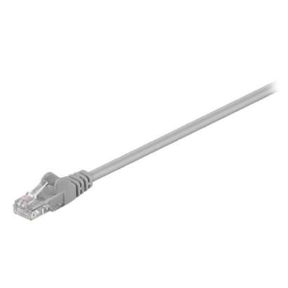 Cablu patchcord UTP Cat5e de 10 m, gri, Emtex pentru retea