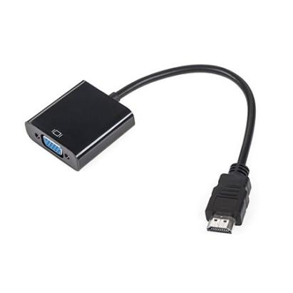 Adaptor HDMI tata la VGA mama cu audio jack 3.5 mm, Full HD