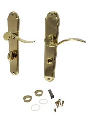 Set mânere ușă WC Combi-L 08/072/0,6 (stânga), finisaj auriu