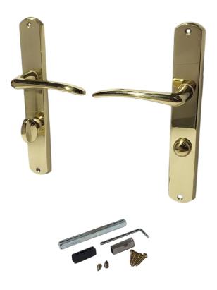 Set mânere ușă Verona WC 08/072/0,6 stânga, finisaj auriu