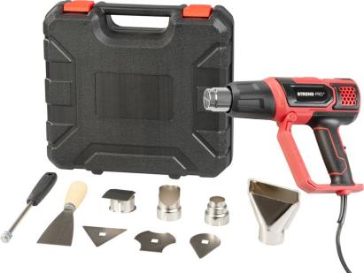 Pištoľ Strend Pro HG203, 2000W, LCD display, teplovzdušná, s kufríkom