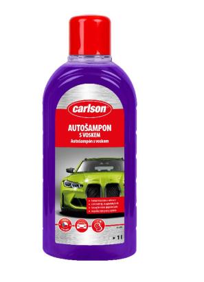 Autoșampon cu ceară Carlson pentru spălare manuală, luciu și protecție 1L