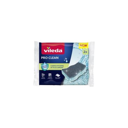 Bureți Vileda Pro Clean din vâscoză cu enzime, pachet 2 bucăți