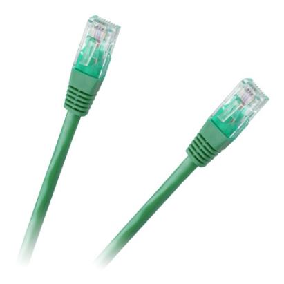 Patchcord UTP Cat6e CCA verde 0,5 m pentru conexiuni rapide în rețea