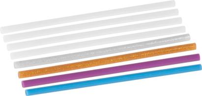 Tavné tyčinky Strend Pro, náhradné, rôzne farby, 7x185 mm, bal. 8ks