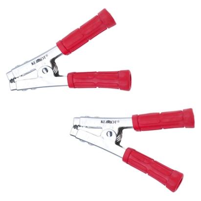 Clește tip crocodil 600A roșu din oțel zincat, 165 mm, pentru conexiuni electrice