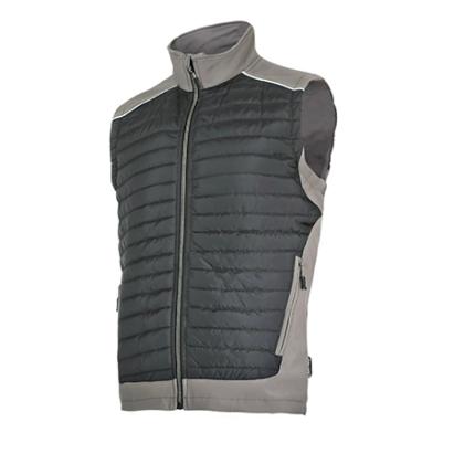 Vestă matlasată 3XL Lahti Pro cu softshell impermeabil și buzunare cu fermoar