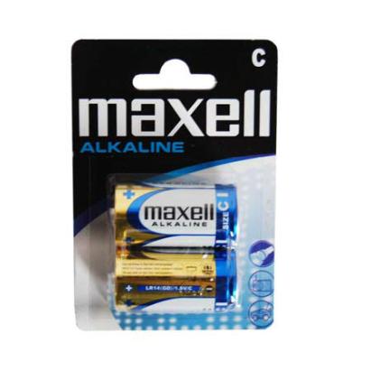 Baterii alcaline Maxell LR14 (C) 1.5V, blister 2 bucăți pentru dispozitive