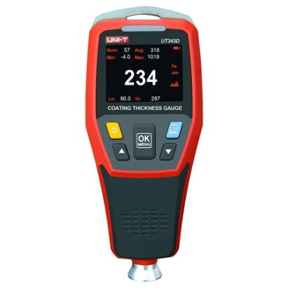 Tester pentru măsurarea grosimii vopselei UT343D Uni-T, 0–1250 µm