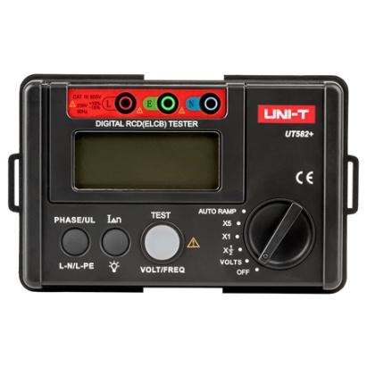 Multimetru de rezistență UT582+ Uni-T, tester RCD/ELCB cu afișaj LCD