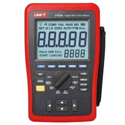 Microohmmetru digital UNI-T UT620A, masurare 4 fire, USB, 60.000 afisari